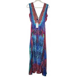 NWT True Colours Multicolor Maxi Dress